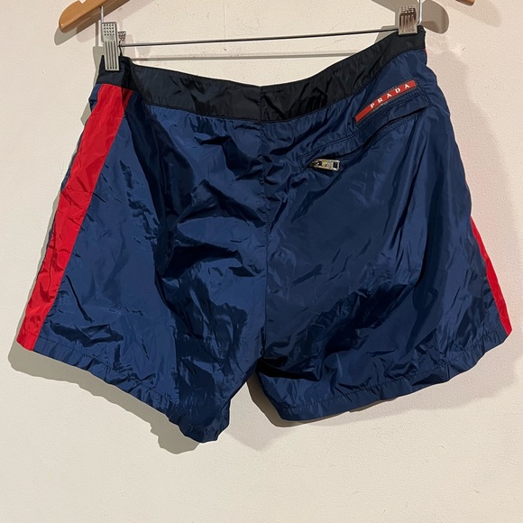 Prada blue swim trunk size 50 or 33 US - Picture 2 of 7
